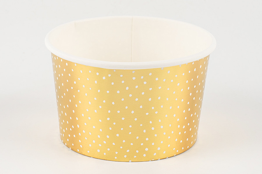 Kultaiset Polka Dot -jäätelökupit